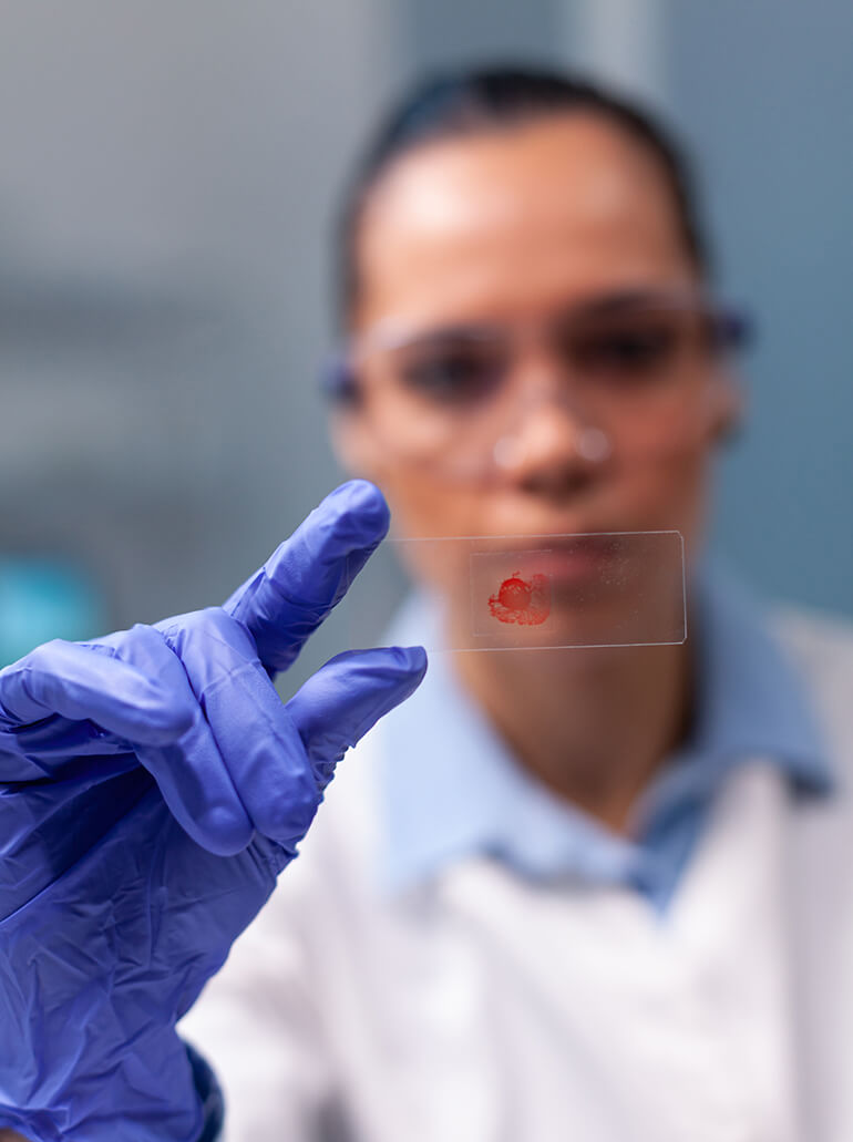 portrait-specialist-doctor-analyzing-blood-sample-test-working-genetic-experiment Portrait specialist doctor analyzing blood sample test working genetic experiment
